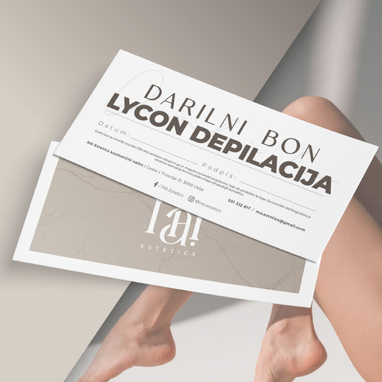 Darilni bon Lycob depilacija - Ma Estetics
